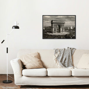 Paris  Arc de Triomphe 1943 Foto Afdruk