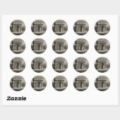 Paris Arc de Triomphe 1943 Ronde Sticker (Vel)