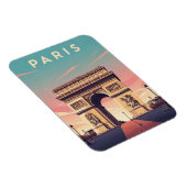 Paris Arc de Triomphe Postcard Magneet (Rechterzijde)