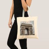 Paris Arc de Triomphe uitzicht canvas tas (Voorkant (product))