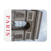 Paris Arc de Triomphe uitzicht koelkastmagneet Magneet (Horizontaal)