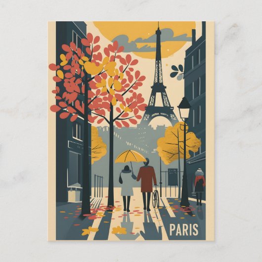 Paris Art Briefkaart (Voorkant)
