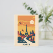 Paris  Art Briefkaart (Staand voorkant)