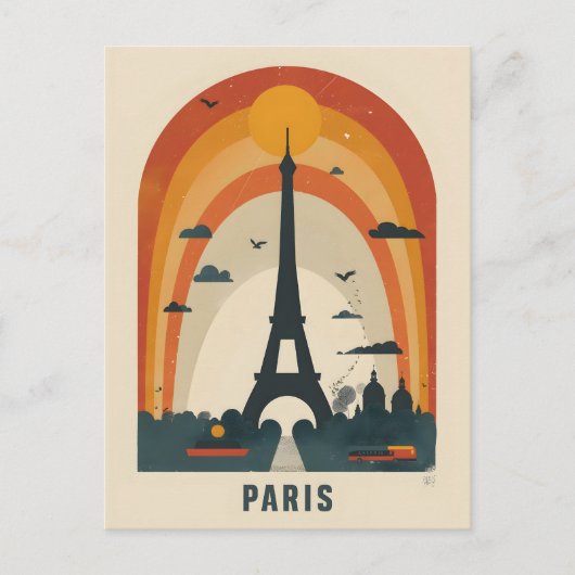 Paris Art Briefkaart (Voorkant)