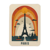 Paris Art Briefkaart Magneet (Verticaal)