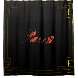 Paris Art Nouveau Art Deco Jugendstil Douchegordijn