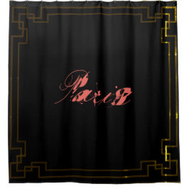 Paris Art Nouveau Art Deco Jugendstil Douchegordijn