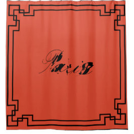 Paris Art Nouveau Art Deco Jugendstil Douchegordijn