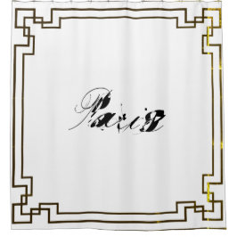 Paris Art Nouveau Art Deco Jugendstil Douchegordijn