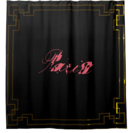 Paris Art Nouveau Art Deco Jugendstil Douchegordijn