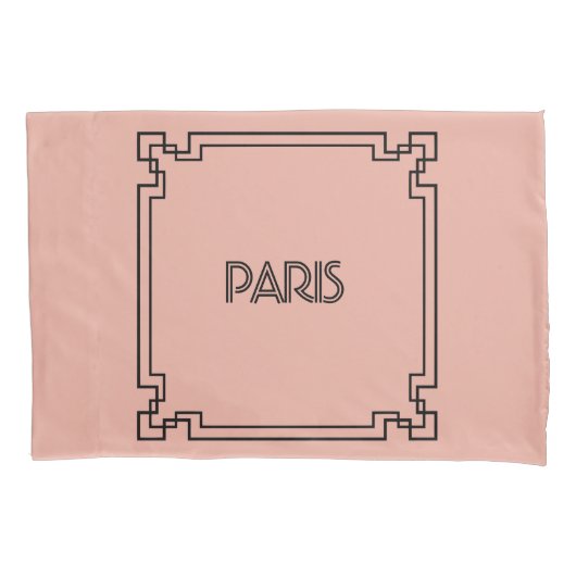 Paris Art Nouveau Art Deco Jugendstil Kussensloop (Voorkant)