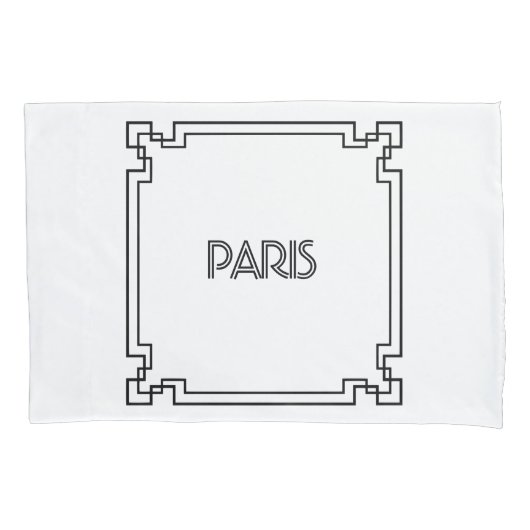 Paris Art Nouveau Art Deco Jugendstil Kussensloop (Voorkant)