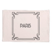 Paris Art Nouveau Art Deco Jugendstil Kussensloop (Achterkant)