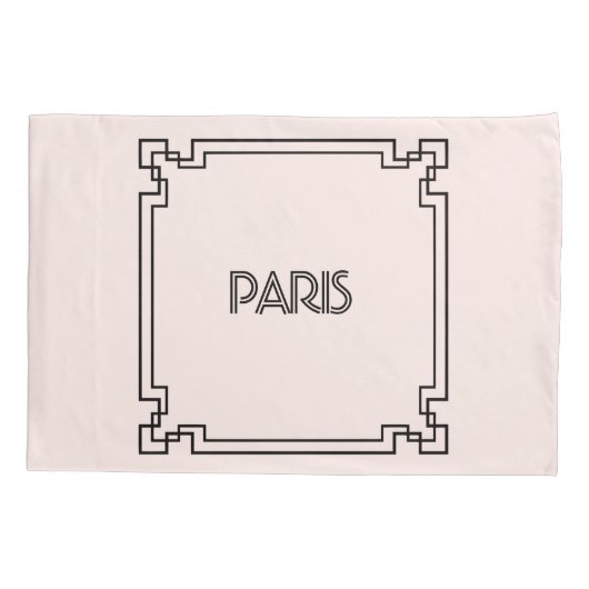 Paris Art Nouveau Art Deco Jugendstil Kussensloop (Achterkant)