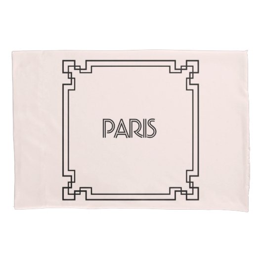 Paris Art Nouveau Art Deco Jugendstil Kussensloop (Voorkant)