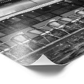 Paris Art Nouveau Cafe - Black en White - Foto Afdruk (Hoek)