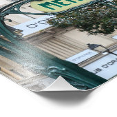 Paris Art Nouveau Metro - Foto Afdruk (Hoek)