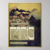Paris Art Nouveau Poster (Voorkant)