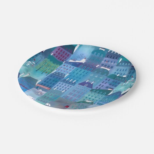 Paris Art Papieren Bordje (Gekanteld)