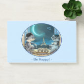 Paris at Night Notes 10" x 6" - Blij (Kantoor)