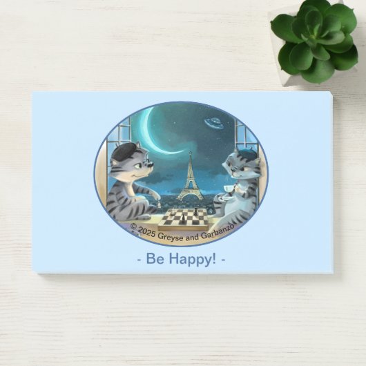 Paris at Night Notes 10" x 6" - Blij (Kantoor)