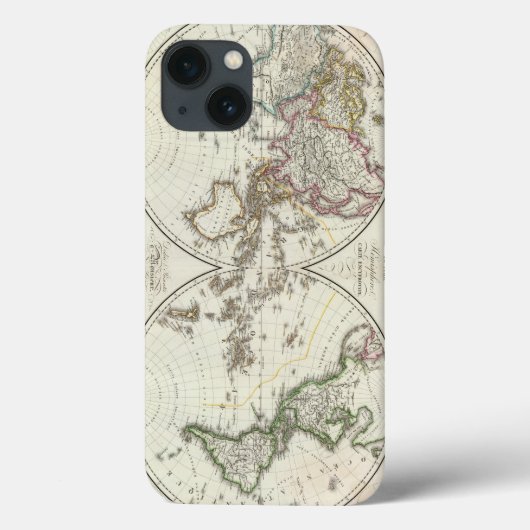Paris Atlas Map Case-Mate iPhone Case (Achterkant)