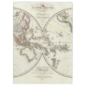 Paris Atlas Map Klembord (Achterkant)