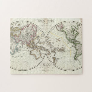 Paris Atlas Map Legpuzzel