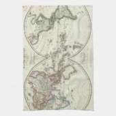 Paris Atlas Map Theedoek (Verticaal)