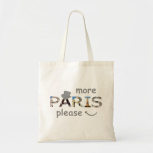 Paris Attracties Meer Parijs Alsjeblieft Zilveren Tote Bag