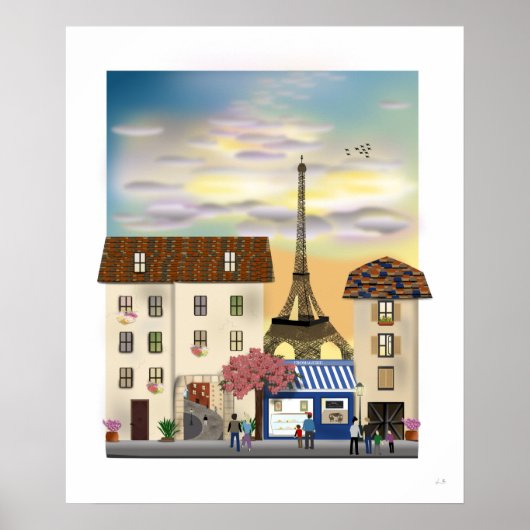 Paris au Printemps poster (Voorkant)