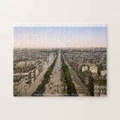 Paris Avenue Des Champs Elysses, Frankrijk c1900 Legpuzzel (Horizontaal)