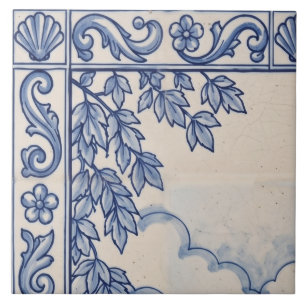Paris Azulejo Mozaïektegel 1 van 6 Links Boven Tegeltje