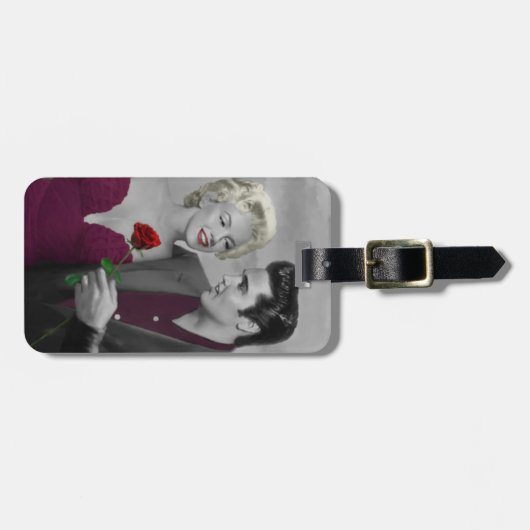 Paris B&W Bagagelabel (Voorkant horizontaal)