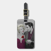 Paris B&W Bagagelabel (Voorkant verticaal)