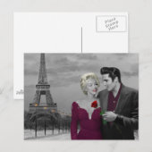 Paris B&W Briefkaart (Voorkant / Achterkant)