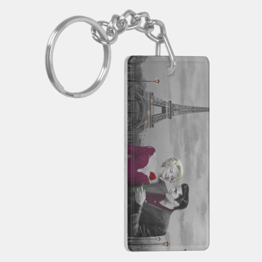 Paris B&W Sleutelhanger (Voorkant Links)