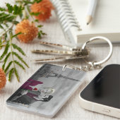 Paris B&W Sleutelhanger (Voorkant Rechts)