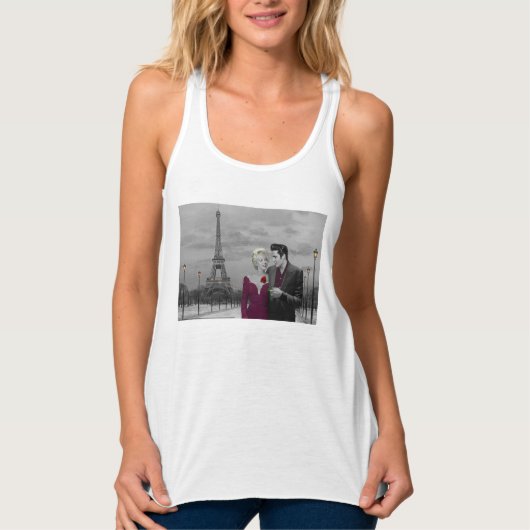 Paris B&W Tanktop (Voorkant)