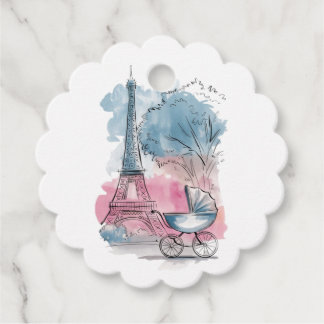 Paris Baby Borrel Eiffeltoren Geslachtsneutraal Bedankjes Labels