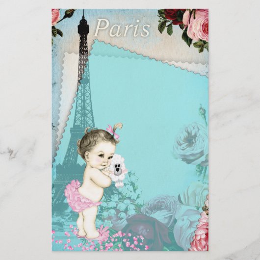Paris Baby Briefpapier (Voorkant)