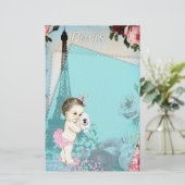 Paris Baby Briefpapier (Staand voorkant)