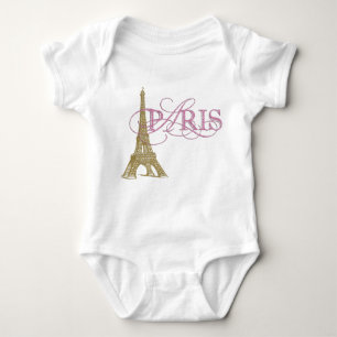 Paris Baby Girl Romper