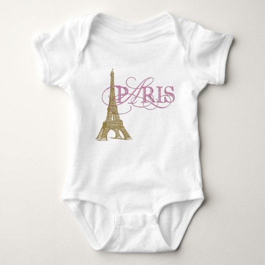 Paris Baby Girl Romper (Voorkant)