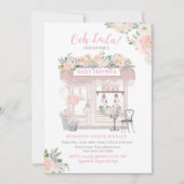 Paris Baby Shower Kaart (Voorkant)