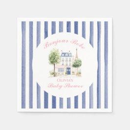 Paris Baby Shower Parijse Café Theepartij Servet