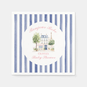 Paris Baby Shower Parijse Café Theepartij Servet