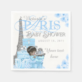 Paris Baby Shower Servetten Etnische Jongen Baby S