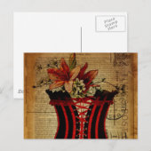 Paris Bachelorette Party korset Uitnodiging Briefkaart (Voorkant / Achterkant)