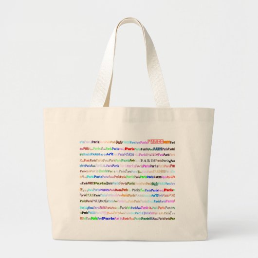 Paris Bag Grote Tote Bag (Voorkant)